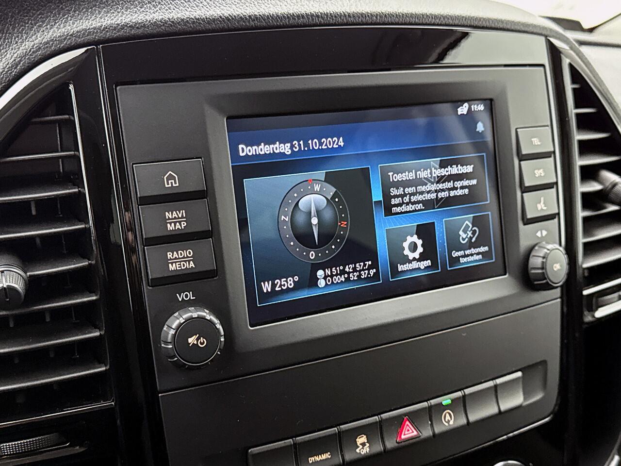 Mercedes-Benz VITO 114 CDI Extra Lang Dubbele Cabine Led koplampen Trekhaak Apple Carplay/Android Auto Betimmering Cruise Control