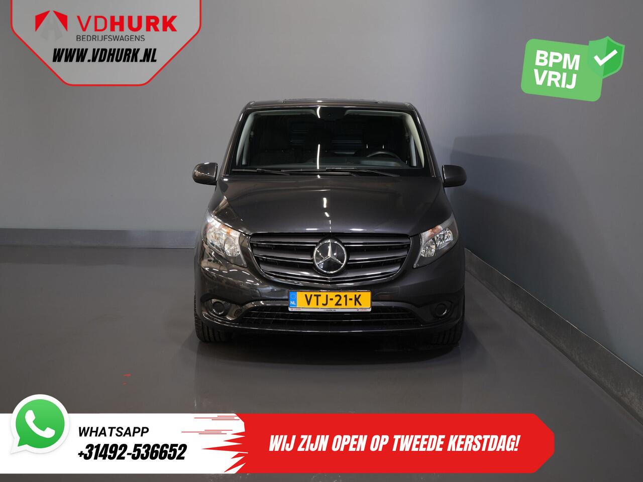 Mercedes-Benz VITO 114 CDI Aut. L3 BPM VRIJ! NL Auto/ Carplay/ Cruise/ DAB/ Camera/ LMV 18"/ Sidebars