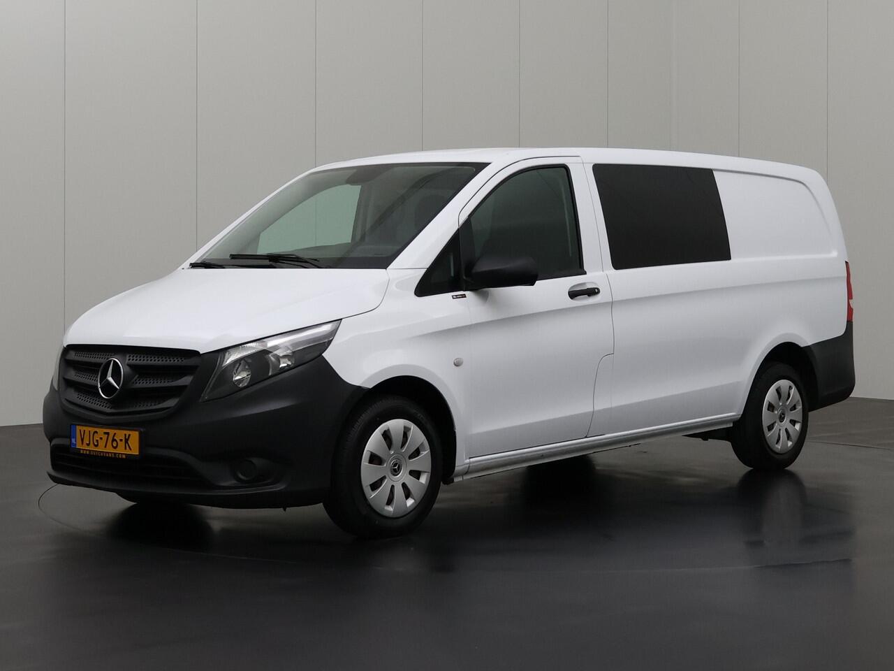 Mercedes-Benz VITO Lang Dubbele Cabine Comfort | Airco | Cruise | Trekhaak | Privacy Glass