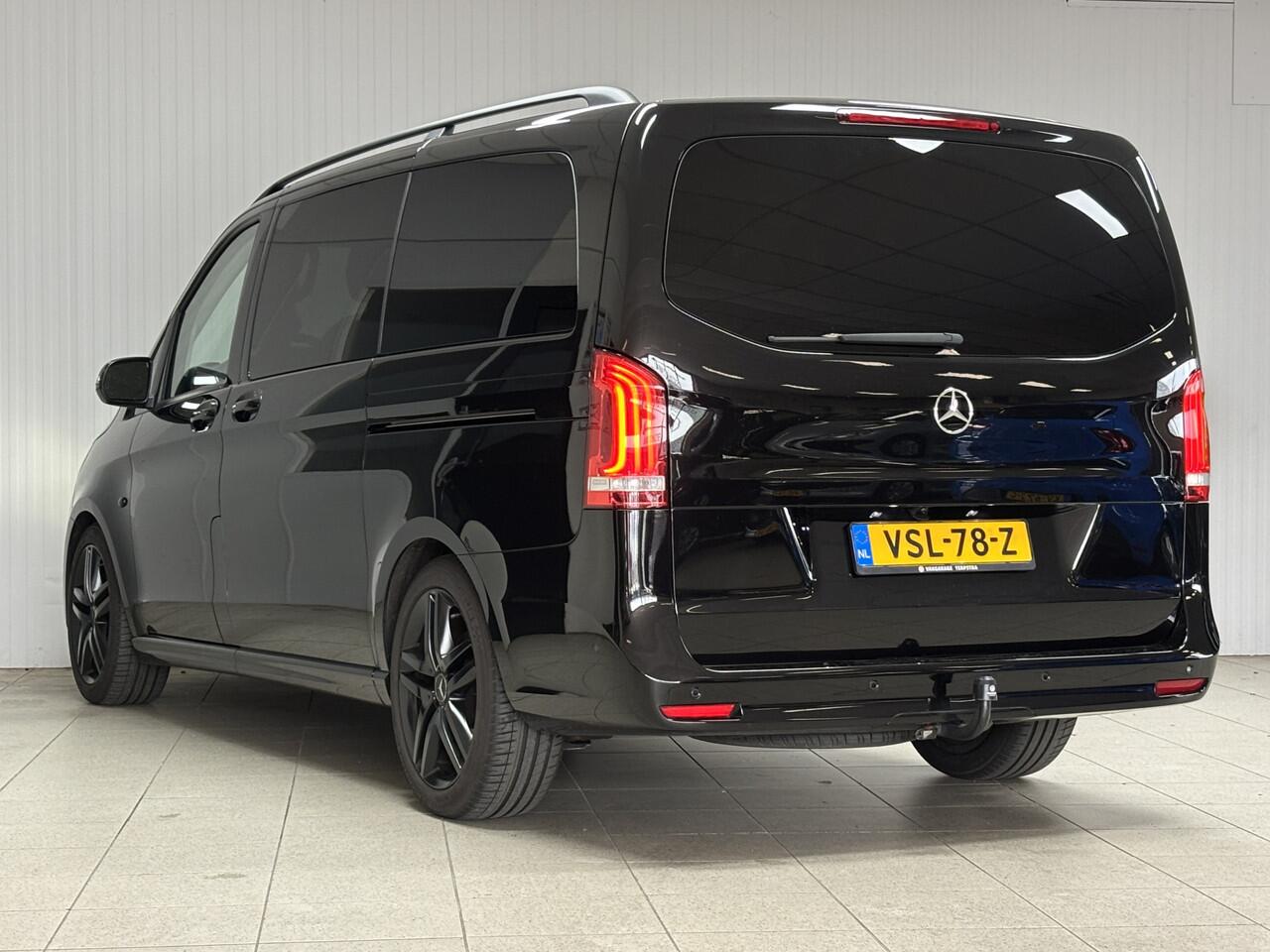 Mercedes-Benz VITO 114 CDI Lang DC (Snoeks Comfort)/ Lease Edition / AMG-Line/ Trekhaak/ Dubbele Schuifdeur/ Automaat/ Leder/ LED Koplampen/ Apple + Android/ DAB+/ Camera/ 19'' LMV/ Stoelverw./ Navi/ Clima/ Cruise/ PDC V+A/ Extra getint glas. Fiscale waarde ¤ 56105,-