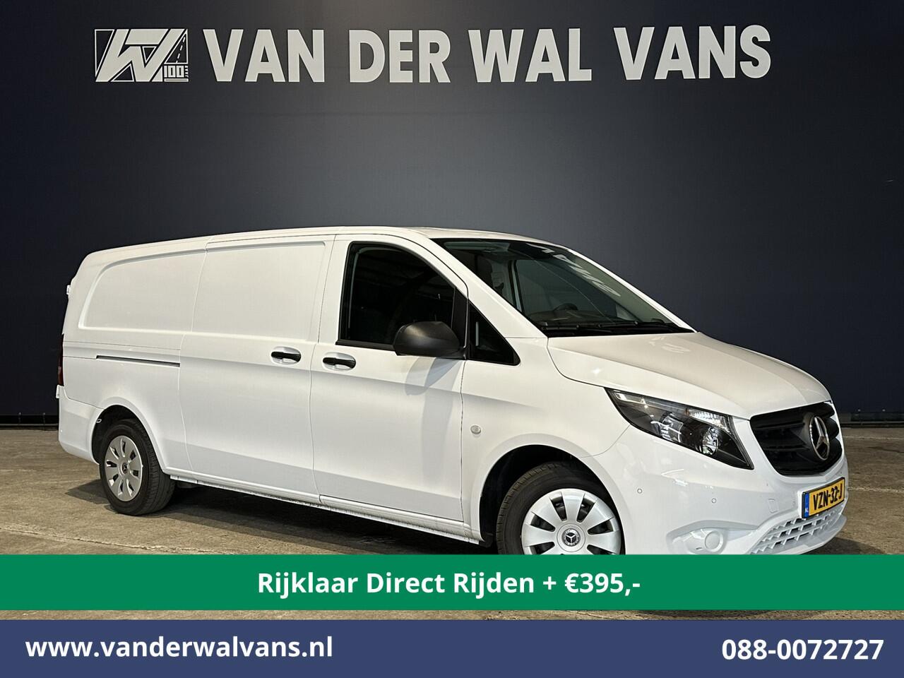 Mercedes-Benz VITO 114 CDI 136pk 9G-Tronic Automaat L3H1 Euro6 *Rijklaar direct Rijden* Airco | Camera | Apple Carplay | Android Auto Cruisecontrol, 2500kg Trekhaak, Parkeersensoren