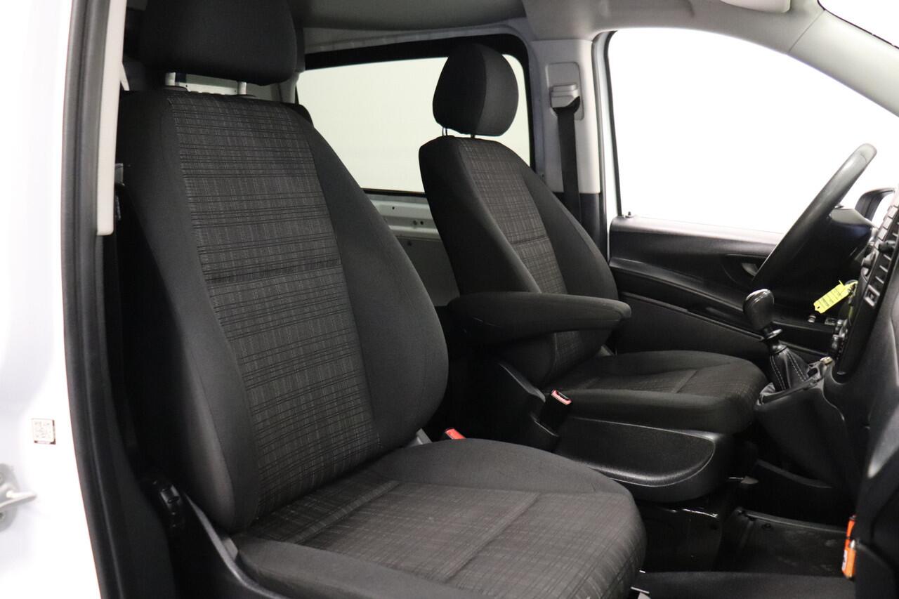 Mercedes-Benz VITO 111 CDI Lang Dubbele Cabine EURO 6 - Airco - Navi - Cruise - PDC - ¤17.950,- Excl.