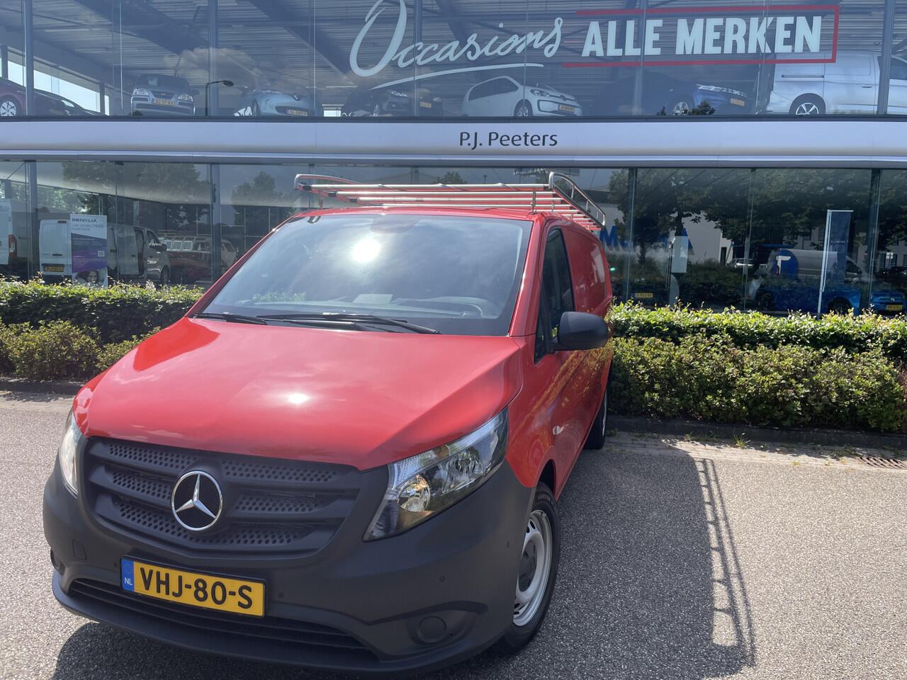 Mercedes-Benz VITO 114 CDI Extra Lang Airco - Cruise control - Navigatie full map - Achteruitrijcamera - Zijschuifdeur rechts - Parkeersensoren voor en achter - Trekhaak - Aluminium trap - zeer nette bus