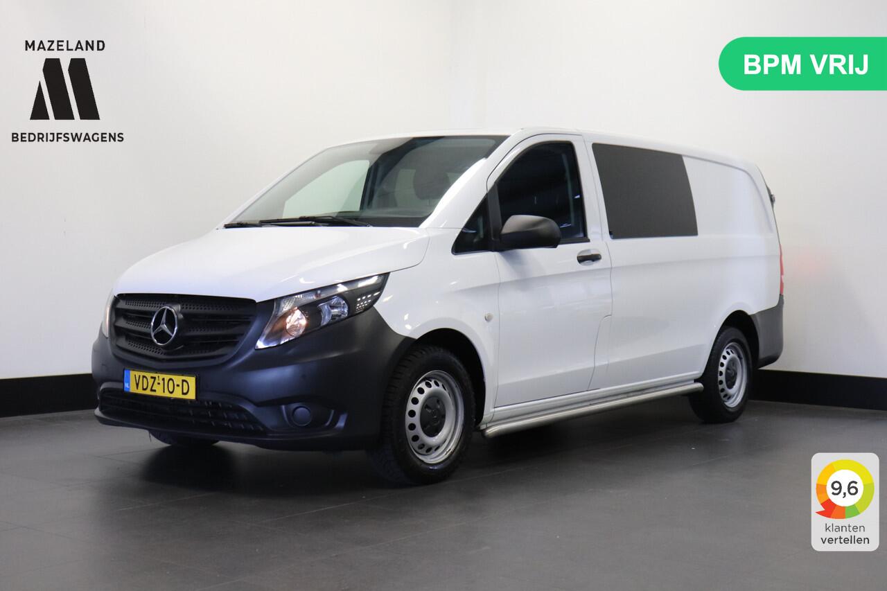 Mercedes-Benz VITO 111 CDI Lang Dubbele Cabine EURO 6 - Airco - Navi - Cruise - ¤ 21.950,- Excl.