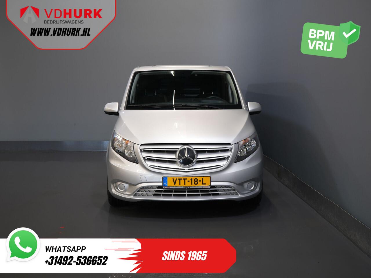 Mercedes-Benz VITO 114 CDI Aut. L3 BPM VRIJ! NL Auto/ Carplay/ Cruise/ DAB/ Camera/ LMV 18"/ Sidebars