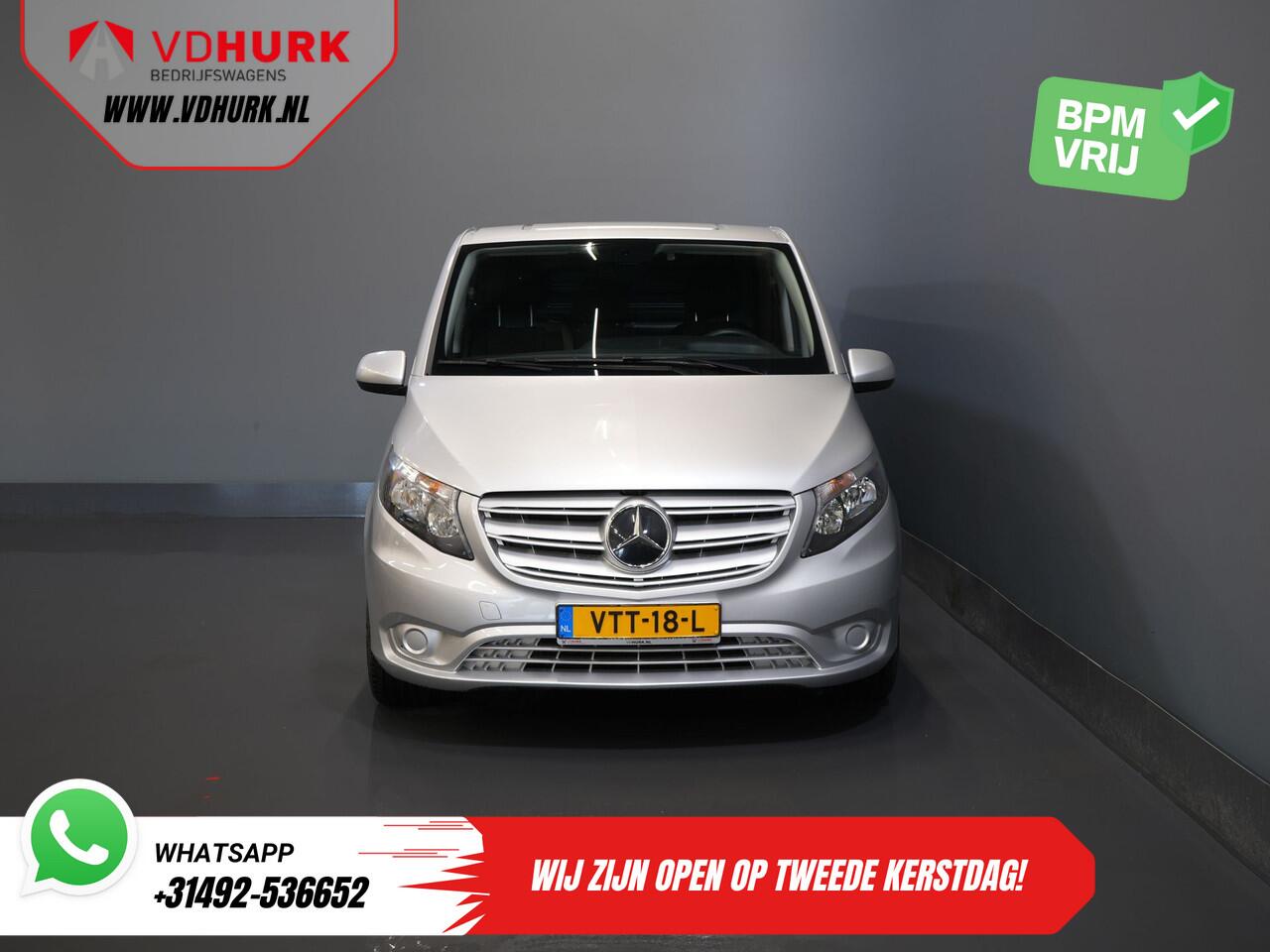 Mercedes-Benz VITO 114 CDI Aut. L3 BPM VRIJ! NL Auto/ Carplay/ Cruise/ DAB/ Camera/ LMV 18"/ Sidebars