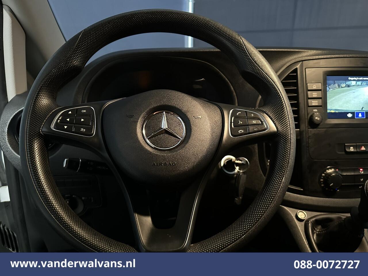 Mercedes-Benz VITO 116 CDI 164pk L2H1 Euro6 Airco | Camera | Navigatie | Trekhaak | Apple Carplay Cruisecontrol, Android Auto, Parkeersensoren