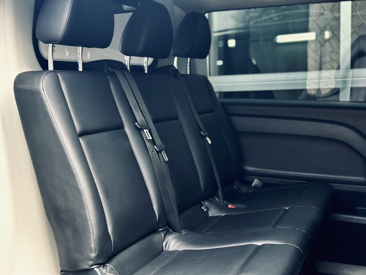 Mercedes-Benz VITO 116 CDI Automaat | Exclusive | Extra Lang | Dubbele Cab. | 6 persoons | Led | Leer | Standkachel | Camera | Navigatie | Ex BTW