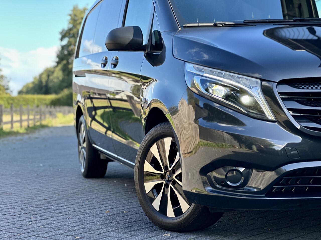 Mercedes-Benz VITO 116 CDI Lang | Automaat | Exclusive | Leer | 3-zits | Camera | Navigatie | LED | Stoelverwarming | Trekhaak | Ex btw