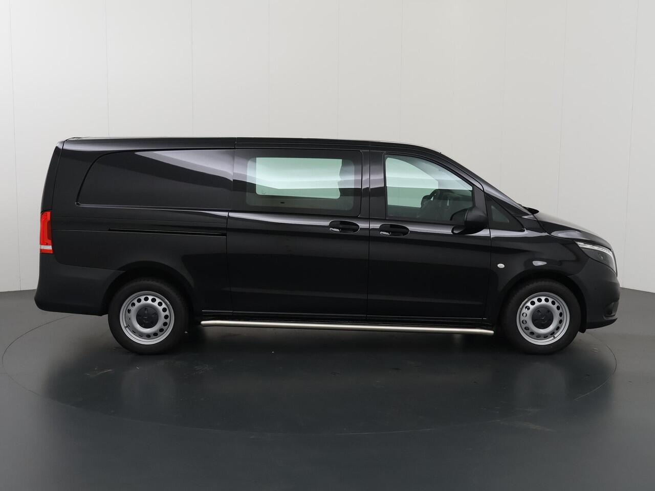 Mercedes-Benz VITO 116 CDI Extra Lang | Dubbel Cabine ¤59.995,- | Sidebars | LED | Trekhaak | Lat om Lat Bettimmering |