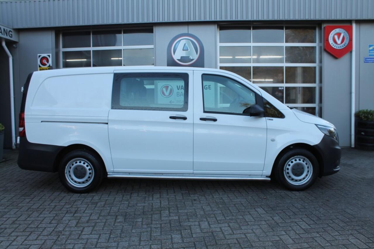 Mercedes-Benz VITO 114 CDI LANG DUBBEL CABINE 5 ZITS AIRCO NAVI TREKHAAK