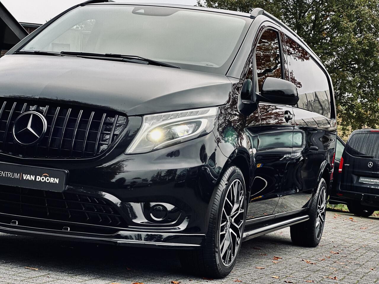 Mercedes-Benz VITO 116 CDI Automaat | Exclusive | Extra Lang | Dubbele Cab. | 6 persoons | Led | Leer | Standkachel | Camera | Navigatie | Ex BTW