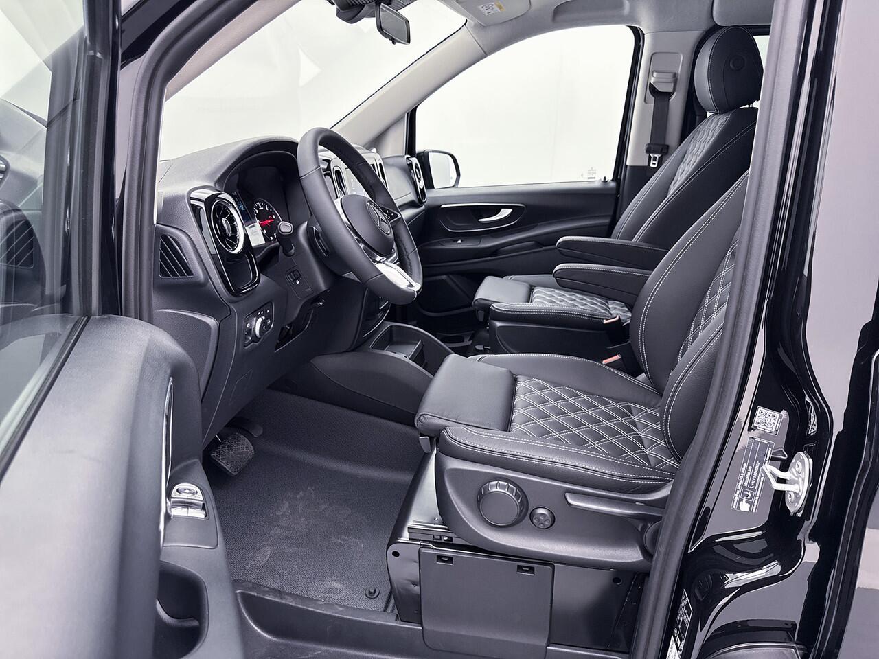 Mercedes-Benz VITO 119 CDI L3 DC *Edition* Leder Dubbel cabine 19 inch AMG Black-Pack Extra Lang Dubbele Schuifdeur Multibeam LED Trekhaak Achteruitrijcamera Betimmering