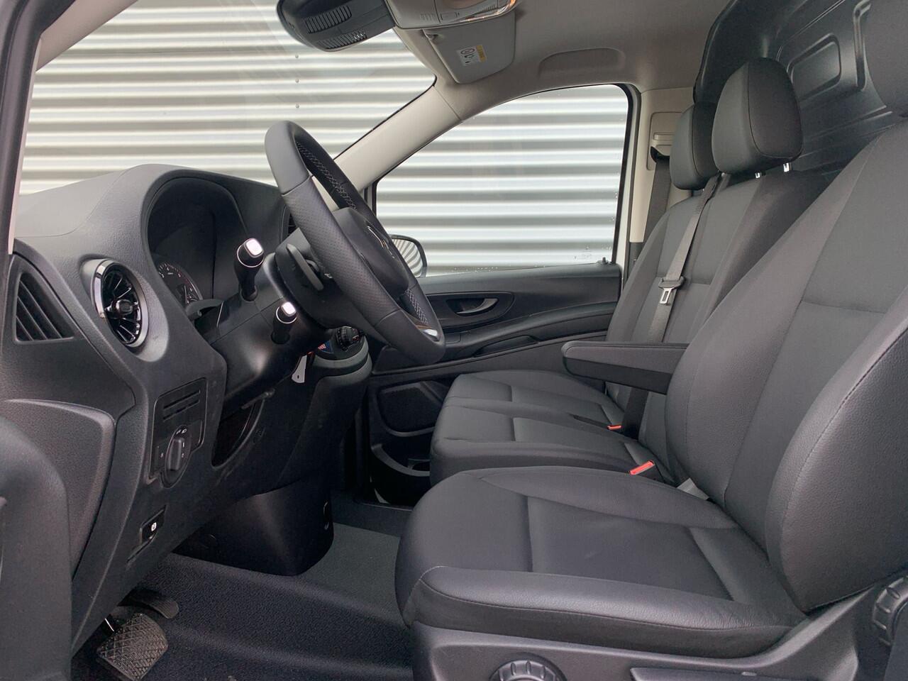 Mercedes-Benz VITO 116 CDI Extra Lang L3 163pk Automaat LMV MaxtonDesign LED Airco Camera Leder-Stuur/Bekleding Diffuser Frontlip CruiseControl Stoelverwarming DYNAMIC Standkachel CarPlay AndroidAuto Trekhaak 12V Laadruimtebekleding Bluetooth VoiceCommand DAB