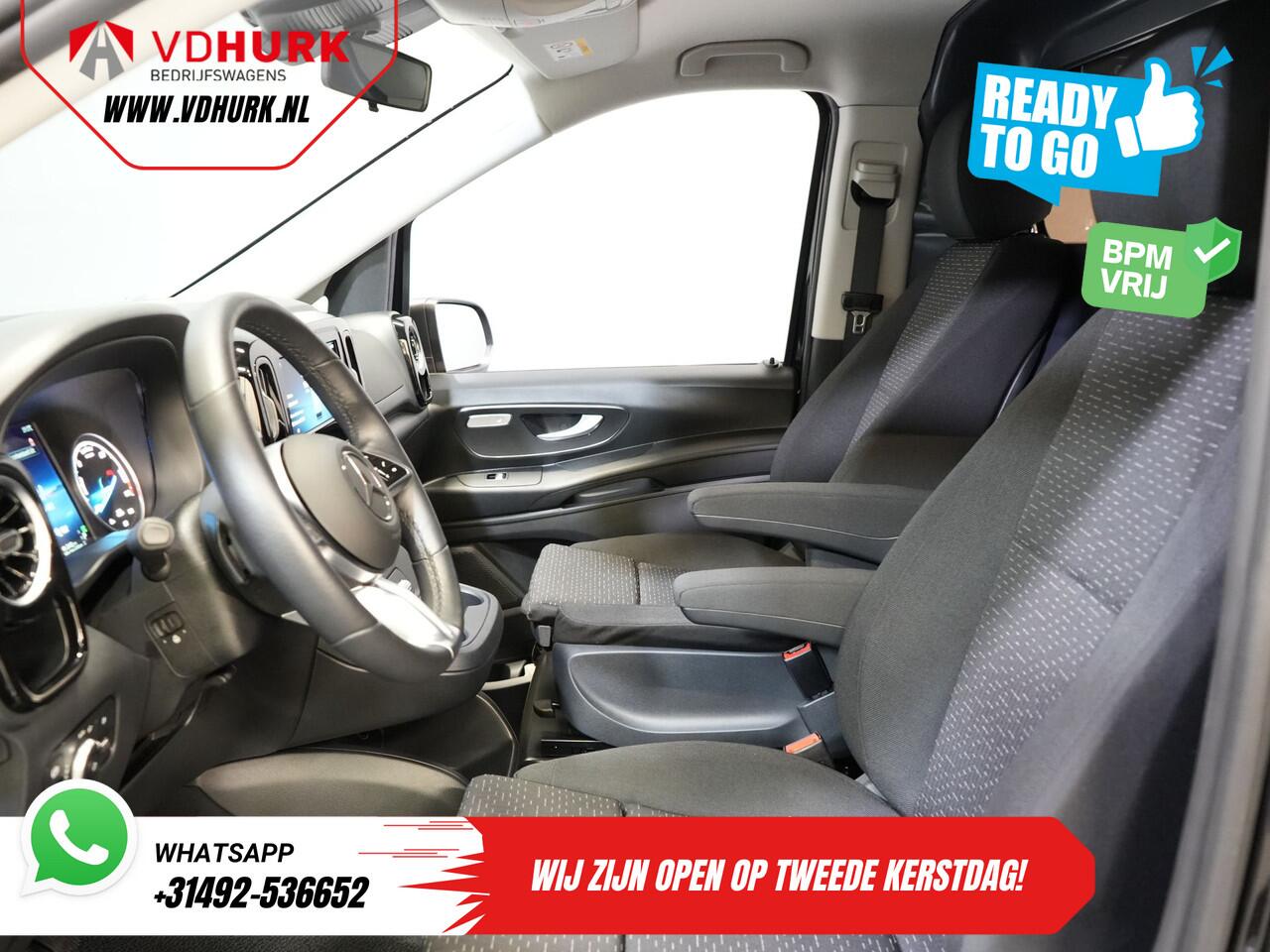 Mercedes-Benz VITO eVito L2 60 kWh 285 km WLTP Snellader/ LED/ Adapt.Cruise/ Stoelverw./ Carplay/ Camera/ PDC/ 17" LMV