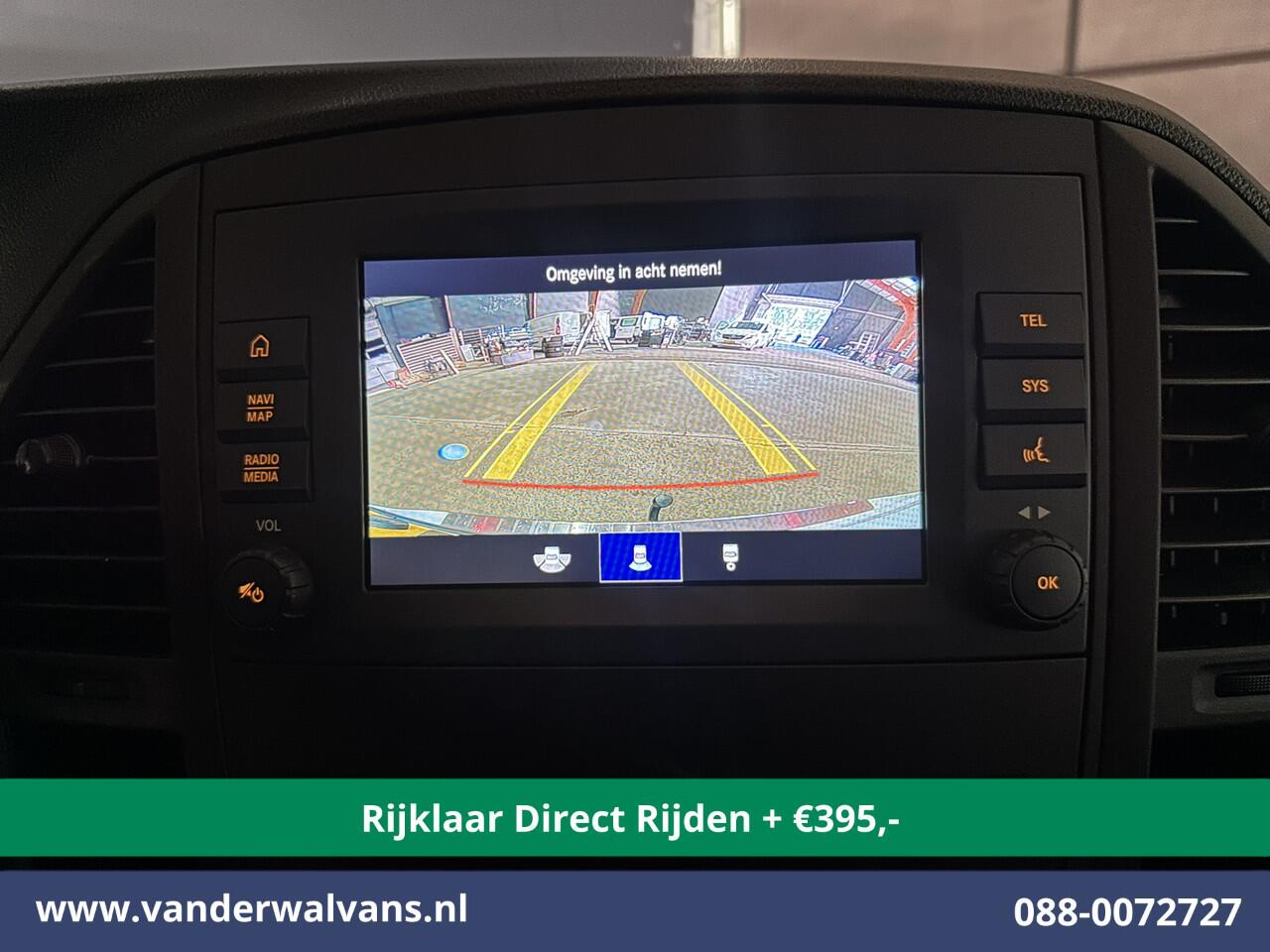 Mercedes-Benz VITO 114 CDI 136pk 9G-Tronic Automaat L3H1 Euro6 *Rijklaar direct Rijden* Airco | Camera | Apple Carplay | Android Auto Cruisecontrol, 2500kg Trekhaak, Parkeersensoren