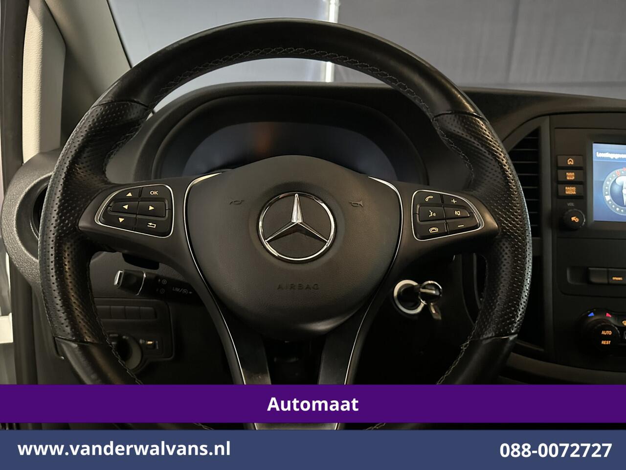 Mercedes-Benz VITO 114 CDI 136pk 9G-Tronic Automaat L3H1 Fabrieksgarantie Euro6 Airco | Camera | Apple Carplay Android Auto, Cruisecontrol, 2500kg Trekhaak, Parkeersensoren, Bijrijdersbank