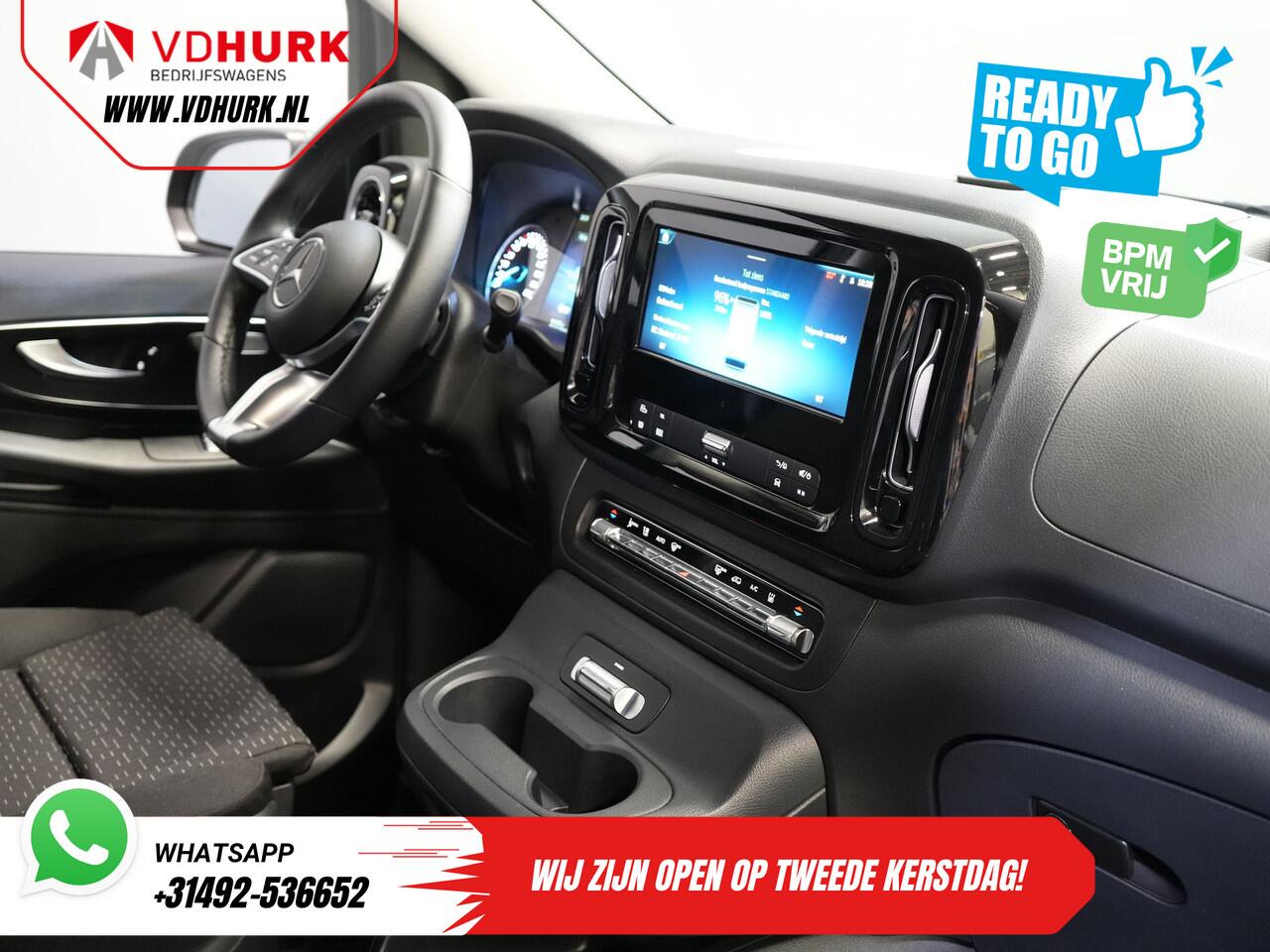 Mercedes-Benz VITO eVito L2 60 kWh 285 km WLTP Snellader/ LED/ Adapt.Cruise/ Stoelverw./ Carplay/ Camera/ PDC/ 17" LMV