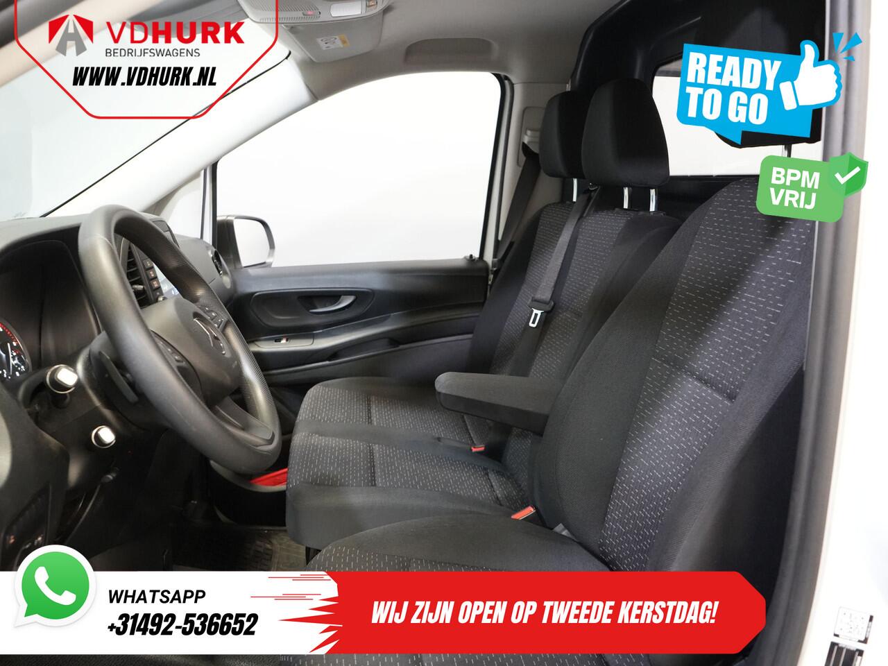 Mercedes-Benz VITO 116 CDI Aut. L3 XL BPM VRIJ! Carplay/ Stoelverw./ 270gr deuren/ Cruise/ Airco/ Navi/ Camera/ PDC