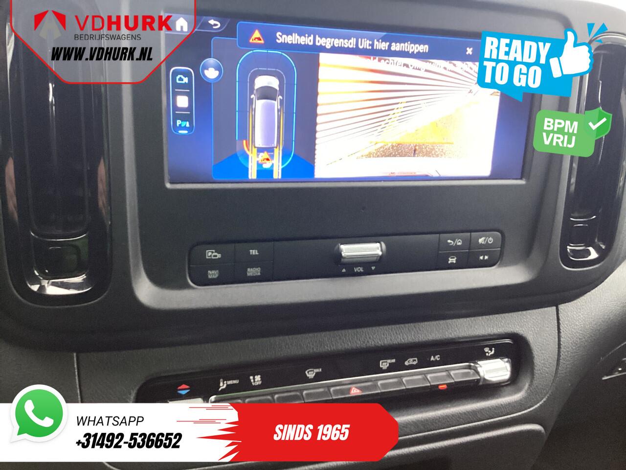 Mercedes-Benz VITO 116 CDI Aut. L3 DC Dubbel Cabine BPM VRIJ! 6 Pers./ 2xSchuifdeur/ LED/ Stoelverw./ 270Gr. Deuren/ Carplay/ Camera/ Cruise/ Trekhaak