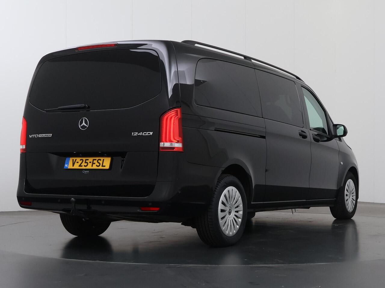 Mercedes-Benz VITO 124 CDI | Aut. | L3 XL | Dubbele Cabine | 237 PK | Navigatie | Bluetooth | Stoelverwarming | Cruise Control | Climate Control | 5-zits | Lederen Bekleding | 2500 KG. AHG | Certified