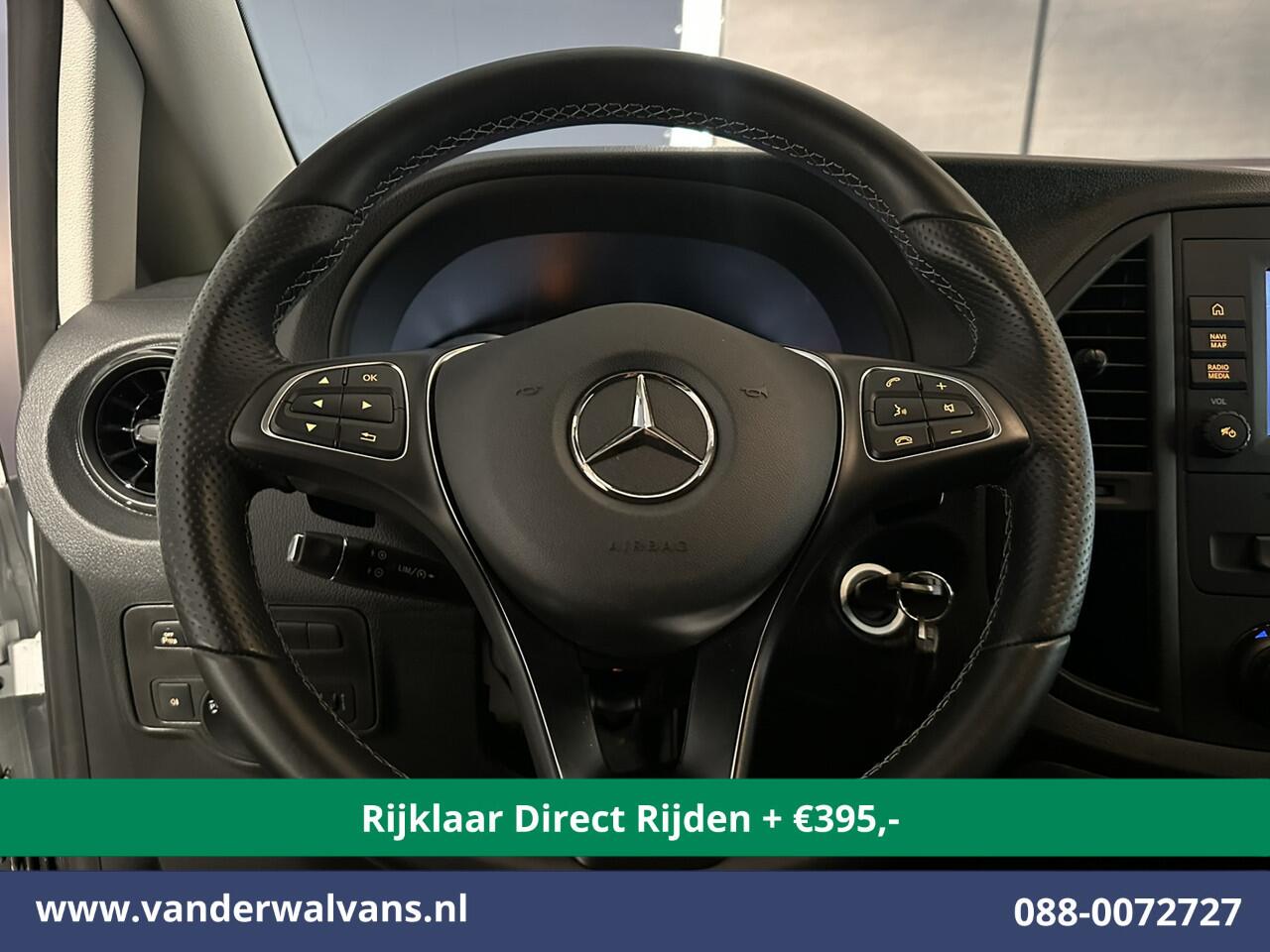 Mercedes-Benz VITO 114 CDI 136pk 9G-Tronic Automaat L3H1 Euro6 *Rijklaar direct Rijden* Airco | Camera | Apple Carplay | Android Auto Cruisecontrol, 2500kg Trekhaak, Parkeersensoren
