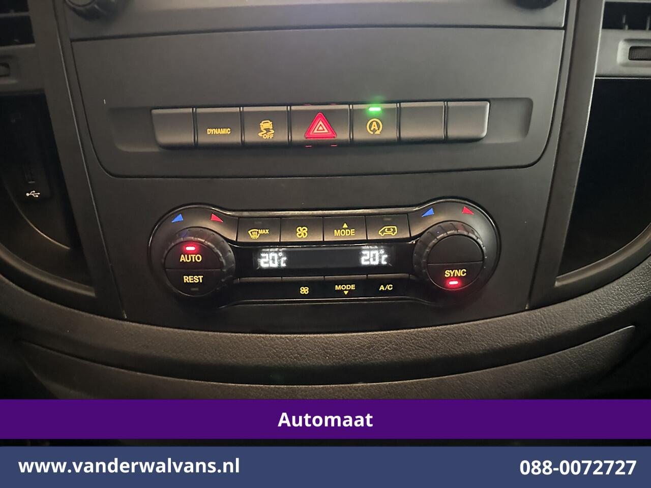 Mercedes-Benz VITO 116 CDI 164pk 9G-Tronic Automaat L2H1 Euro6 Airco | Camera | Apple Carplay Android Auto, Cruisecontrol, 2500kg Trekhaak, Parkeersensoren, Bijrijdersbank