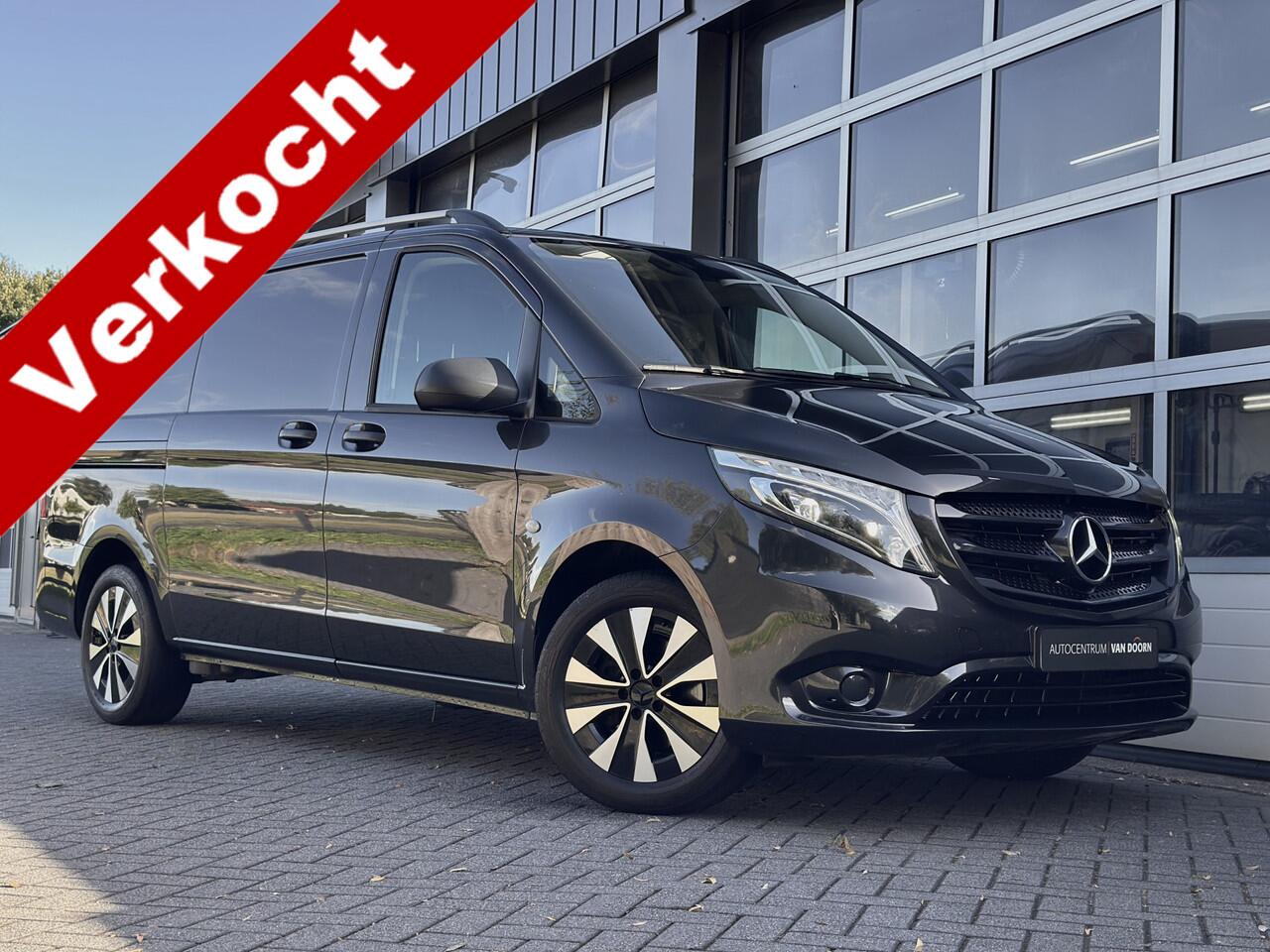 Mercedes-Benz VITO 116 CDI Lang | Automaat | Exclusive | Leer | 3-zits | Camera | Navigatie | LED | Stoelverwarming | Trekhaak | Ex btw