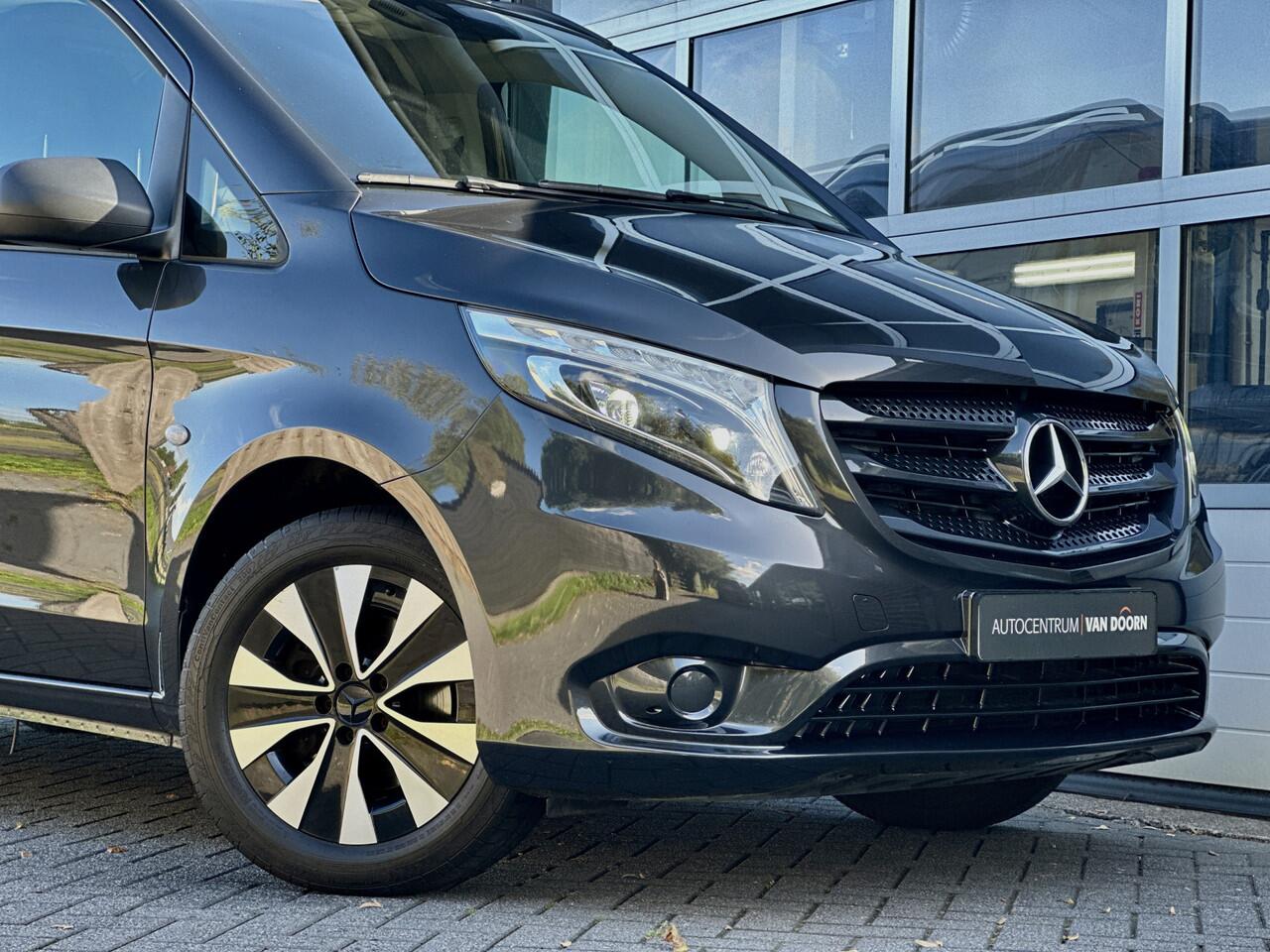 Mercedes-Benz VITO 116 CDI Lang | Automaat | Exclusive | Leer | 3-zits | Camera | Navigatie | LED | Stoelverwarming | Trekhaak | Ex btw