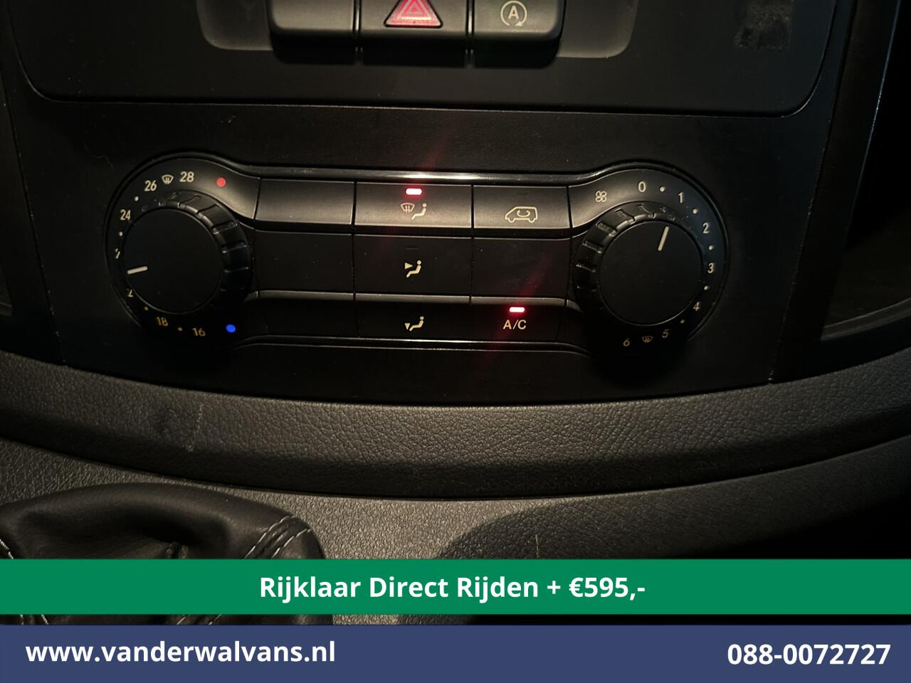 Mercedes-Benz VITO 114 CDI 136pk L2H1 Euro6 *Rijklaar Direct Rijden* Airco | Camera | Apple Carplay | Android Auto | Cruisecontrol Parkeersensoren