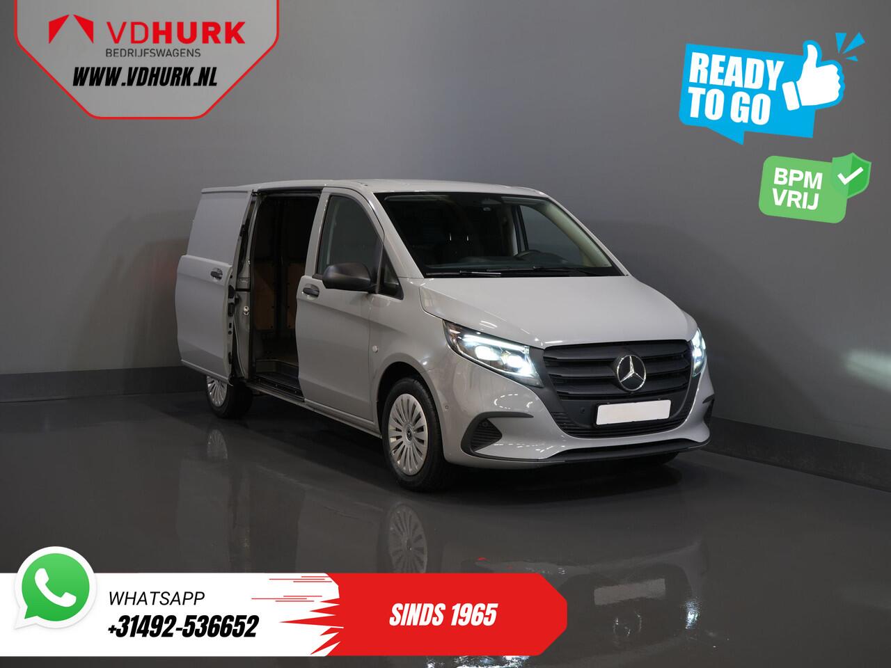 Mercedes-Benz VITO 116 CDI Aut. L2 BPM VRIJ! LED/ Stoelverw./ 270Gr.Deuren/ Camera/ Cruise/ PDC/ Trekhaak