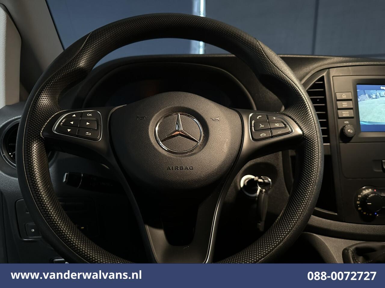 Mercedes-Benz VITO 114CDI 136pk L2H1 Euro6 Airco | Camera | Apple Carplay | Android Auto | Cruisecontrol Parkeersensoren, multifunctioneel stuurwiel
