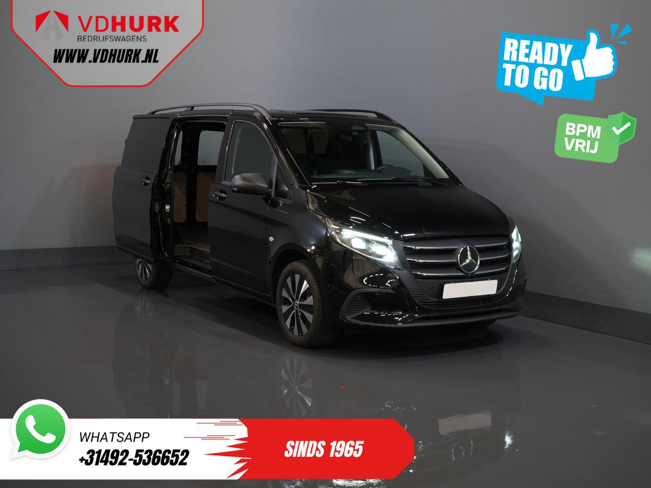 Mercedes-Benz VITO eVito L2 60 kWh 285 km WLTP Snellader/ LED/ Adapt.Cruise/ Stoelverw./ Carplay/ Camera/ PDC/ 17" LMV