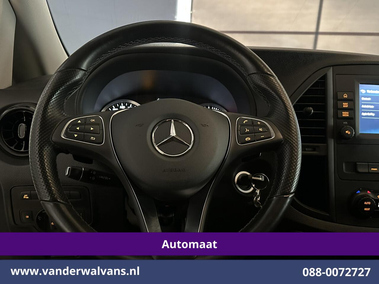 Mercedes-Benz VITO 114 CDI 9G-Tronic Automaat L3H1 Euro6 Airco | Camera | Apple Carplay | Android Auto Cruisecontrol, 2500kg Trekhaak, Parkeersensoren, Bijrijdersbank