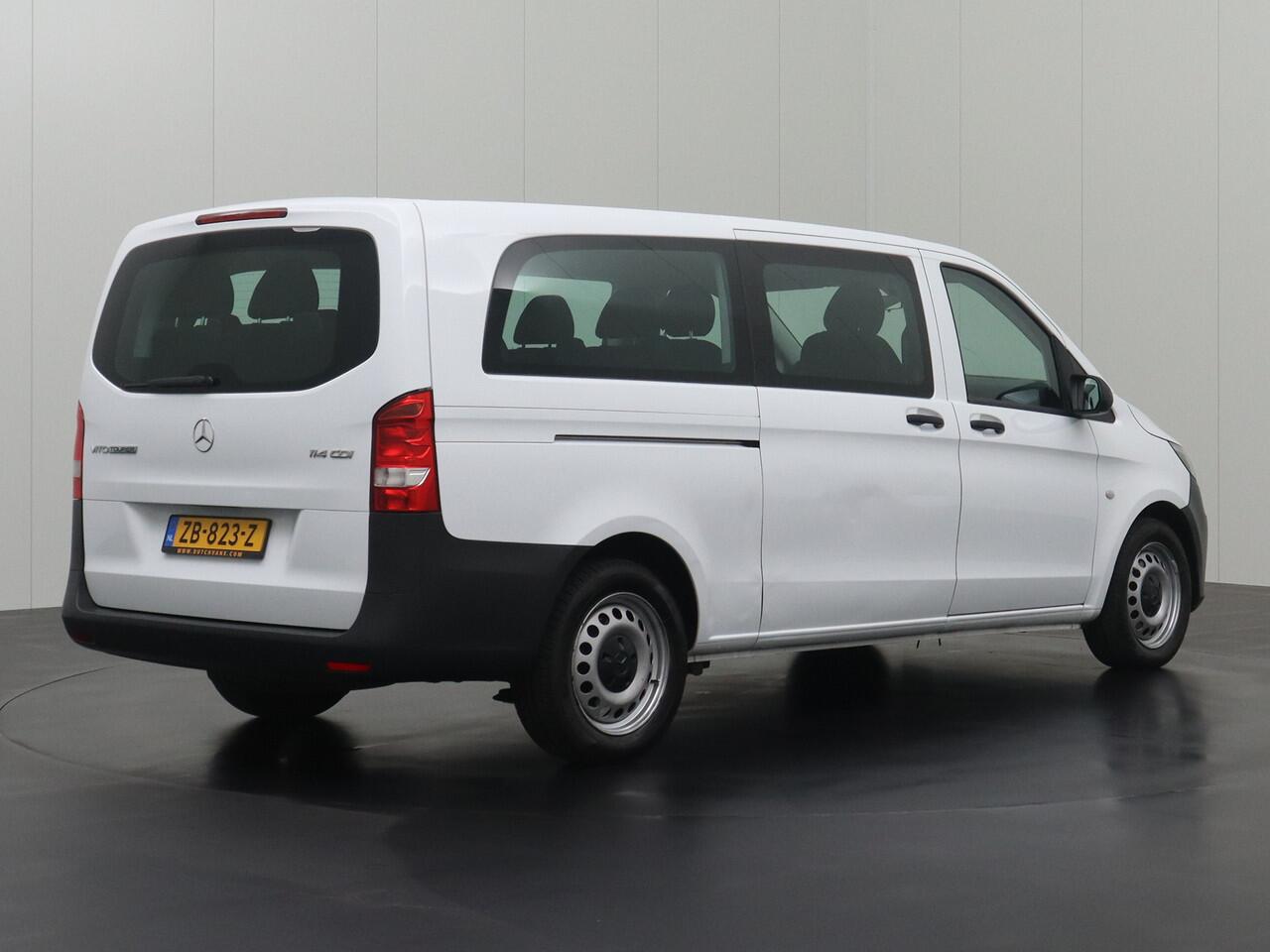 Mercedes-Benz VITO 114BlueTEC 7G-Tronic Automaat Personenbus | 9-Persoons | Extra Lang | Airco | Cruise | BPM vrij !!! | 2-2-2-3 Stoelopstelling