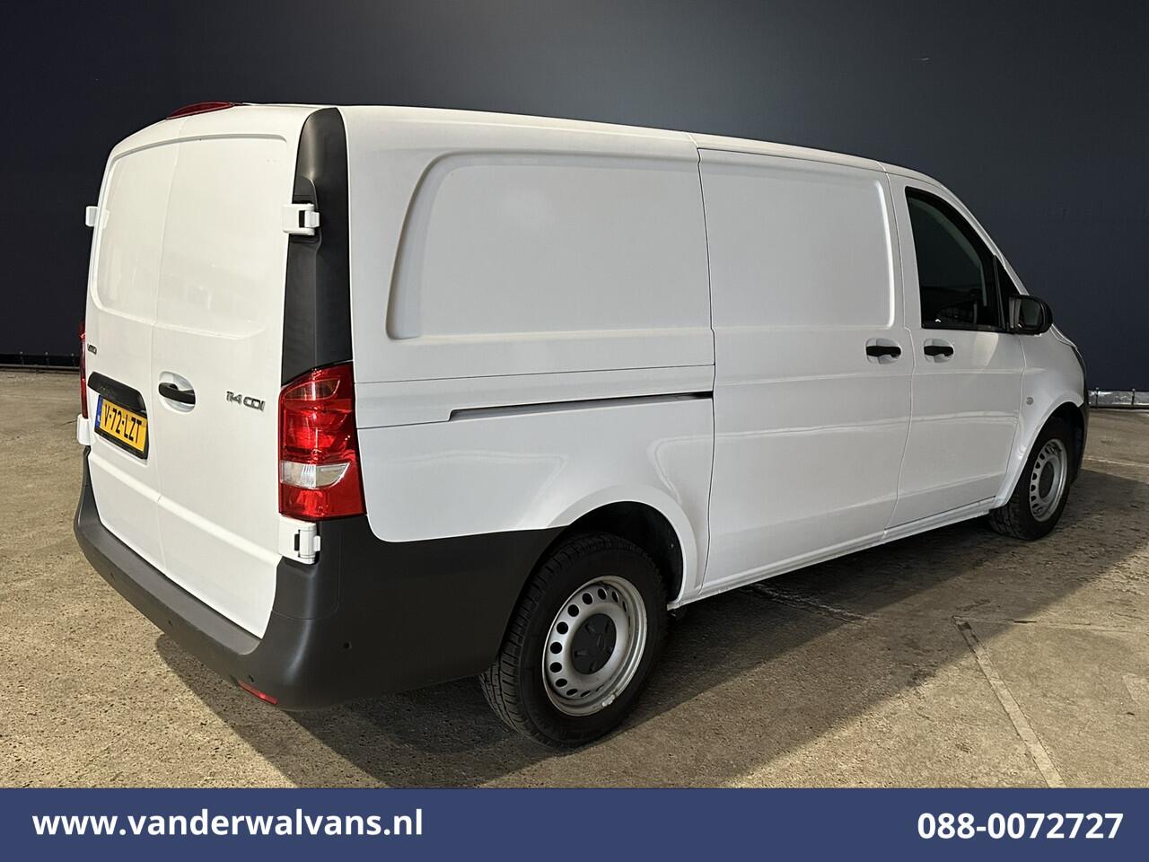 Mercedes-Benz VITO 114CDI 136pk L2H1 Euro6 Airco | Camera | Apple Carplay | Android Auto | Cruisecontrol Parkeersensoren, multifunctioneel stuurwiel