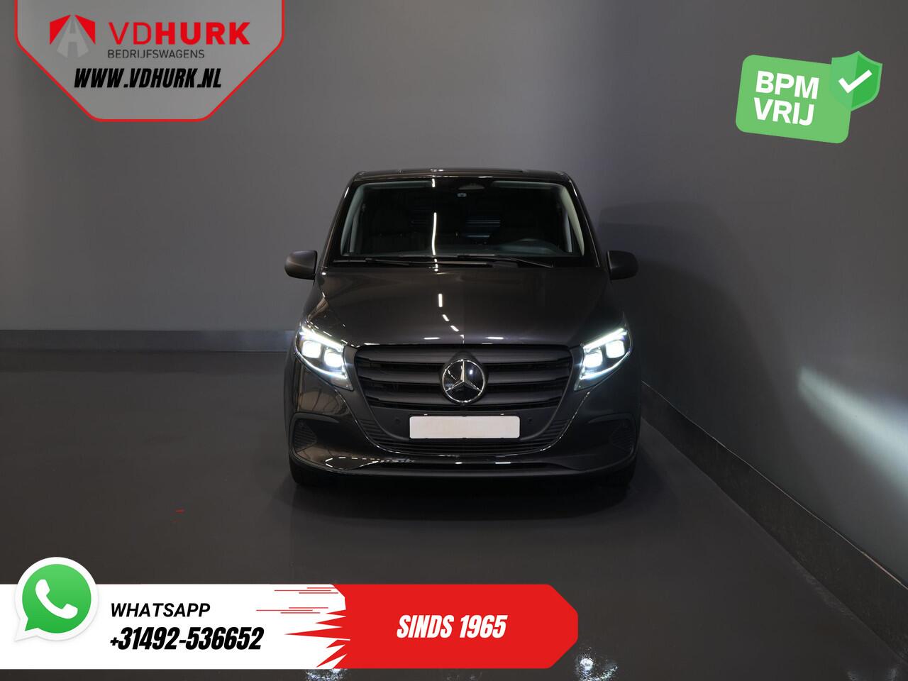 Mercedes-Benz VITO 116 CDI Aut. L3 LED/ 2.5t Trekverm./ 270Gr.Deuren/ Stoelverw./ Carplay/ Camera/ Trekhaak/ Cruise/ PDC/ DAB