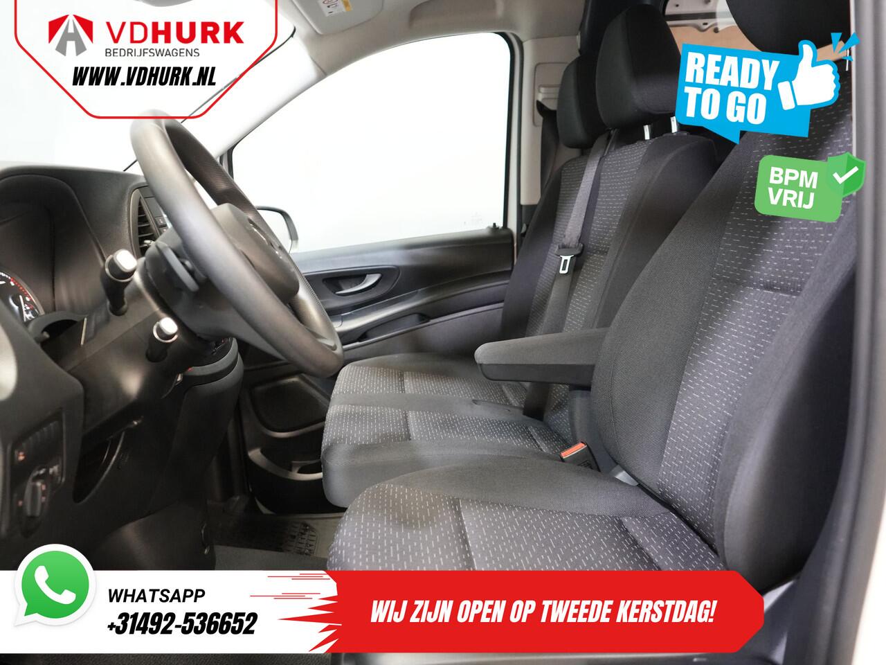 Mercedes-Benz VITO 116 CDI Aut. L3 XL BPM VRIJ! Carplay/ Stoelverw./ 270Gr. Deuren/ Cruise/ Airco/ Navi/ Camera/ PDC