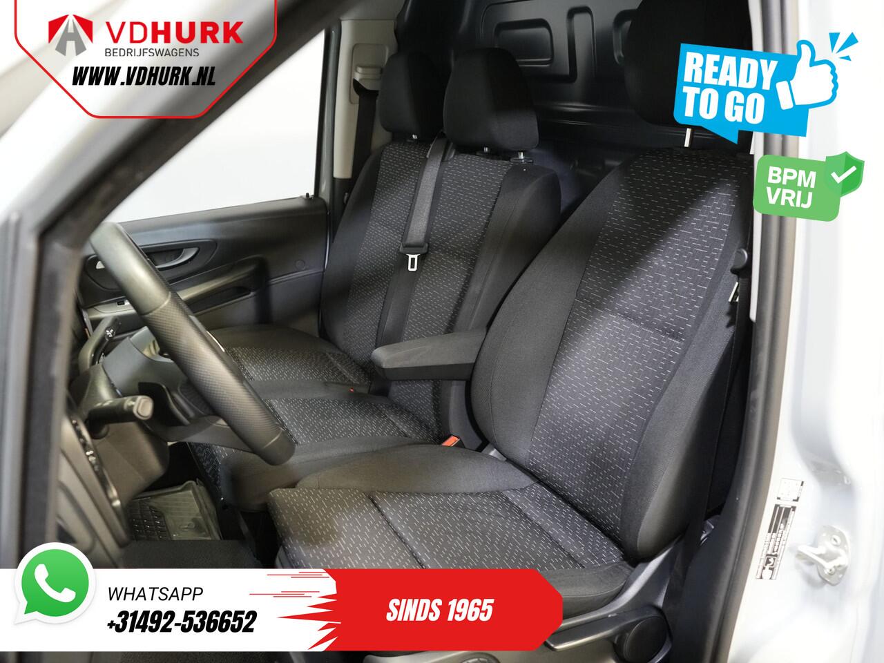 Mercedes-Benz VITO 116 CDI Aut. L2 BPM VRIJ! LED/ Stoelverw./ 270Gr.Deuren/ Camera/ Cruise/ PDC/ Trekhaak