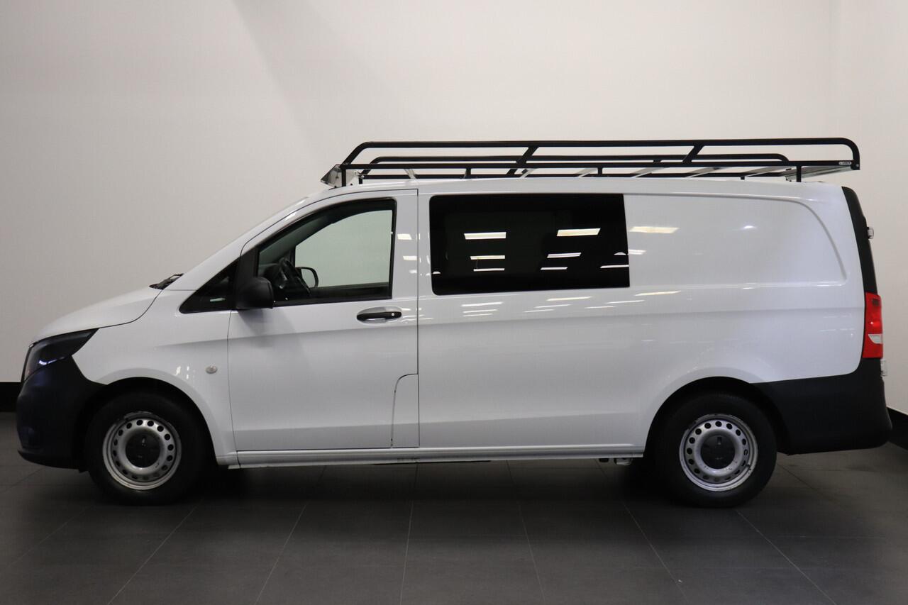 Mercedes-Benz VITO 111 CDI Lang Dubbele Cabine EURO 6 - Airco - Navi - Cruise - PDC - ¤17.950,- Excl.