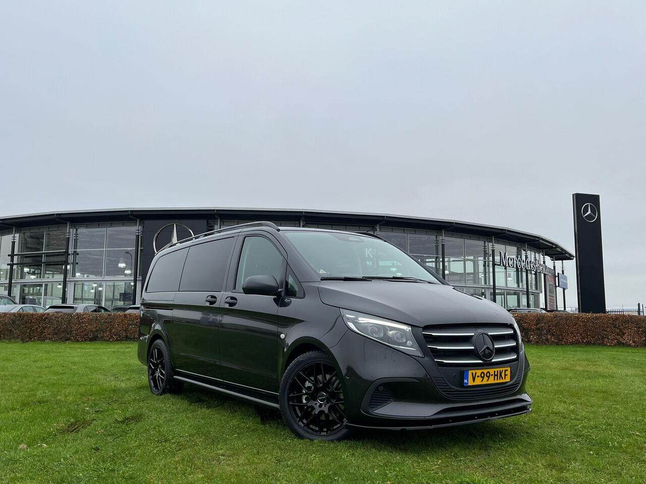 Mercedes-Benz VITO 119 CDI L2 Select Dubbele Cabine | 19 inch | Leer Mercedes-Benz Vito 119 CDI L2 Select Dubbele Cabine | 20 inch | Leer | Luchtvering | Rij-assistent Pakket Plus | 2500kg Trekhaak | Elektrisch Verstelbare Stoelen met Memory | ETCETERA....