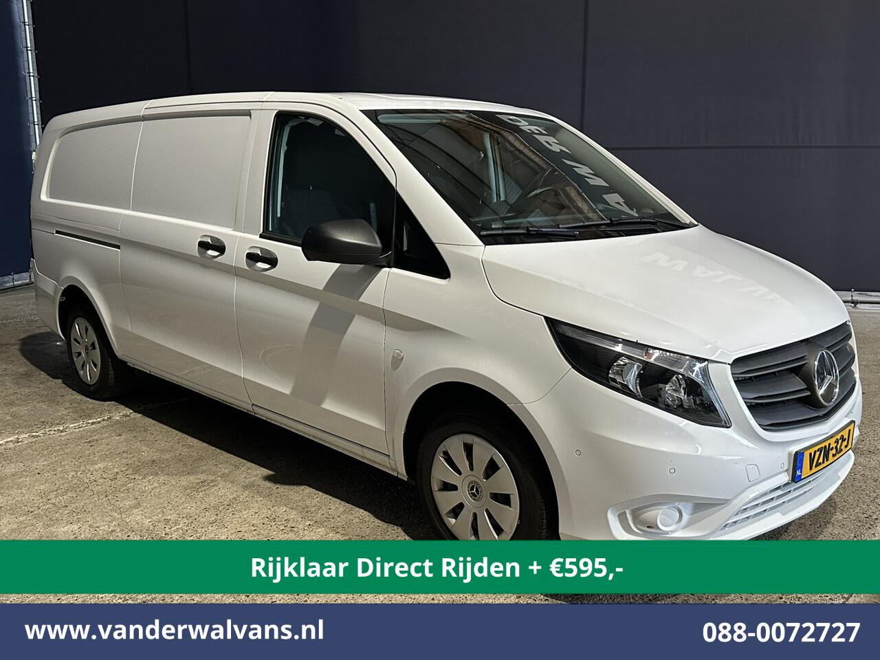 Mercedes-Benz VITO 114 CDI 136pk 9G-Tronic Automaat L3H1 Euro6 *Rijklaar direct Rijden* Airco | Camera | Apple Carplay | Android Auto Cruisecontrol, 2500kg Trekhaak, Parkeersensoren