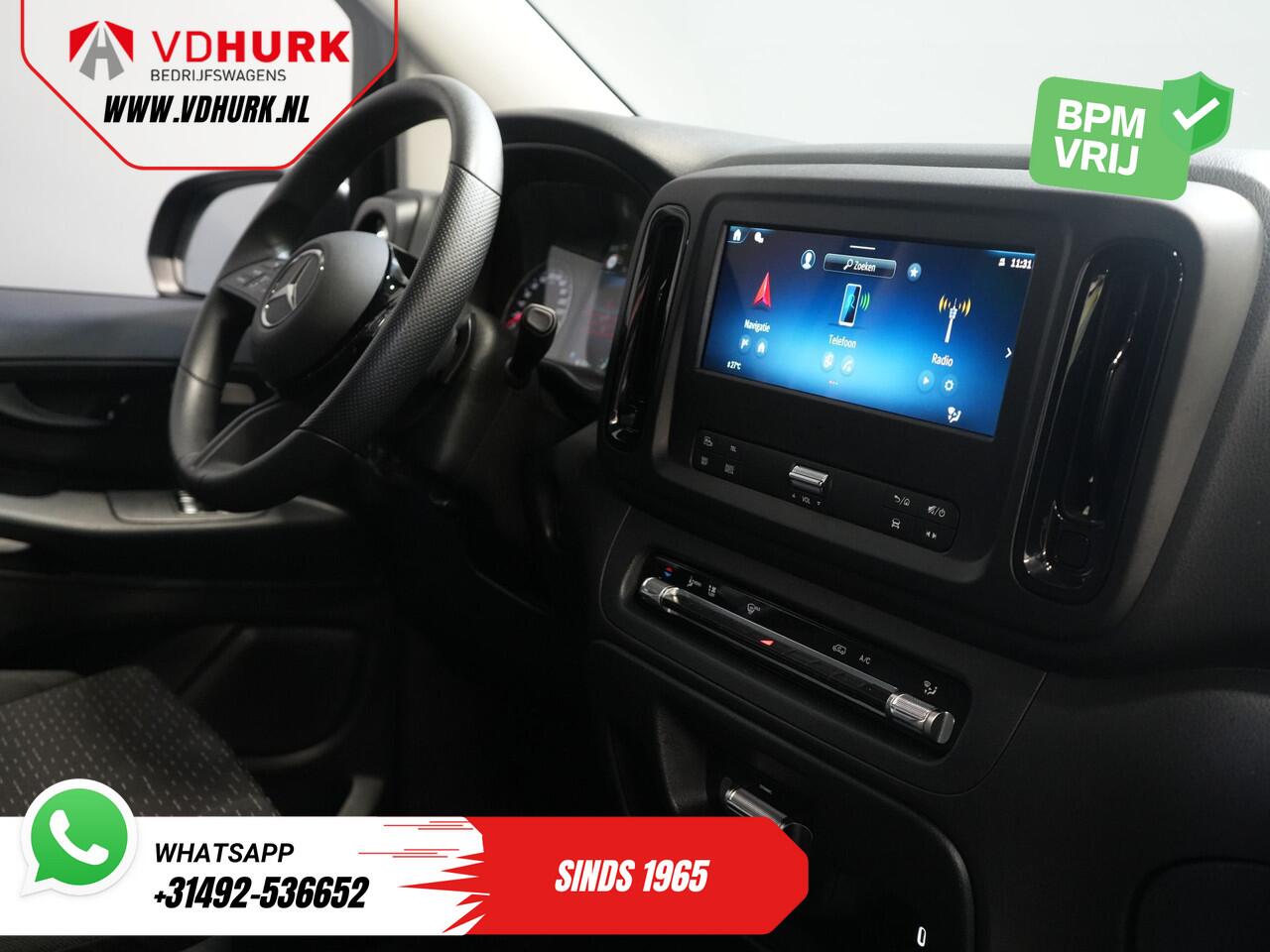 Mercedes-Benz VITO 116 CDI Aut. L3 LED/ 2.5t Trekverm./ 270Gr.Deuren/ Stoelverw./ Carplay/ Camera/ Trekhaak/ Cruise/ PDC/ DAB