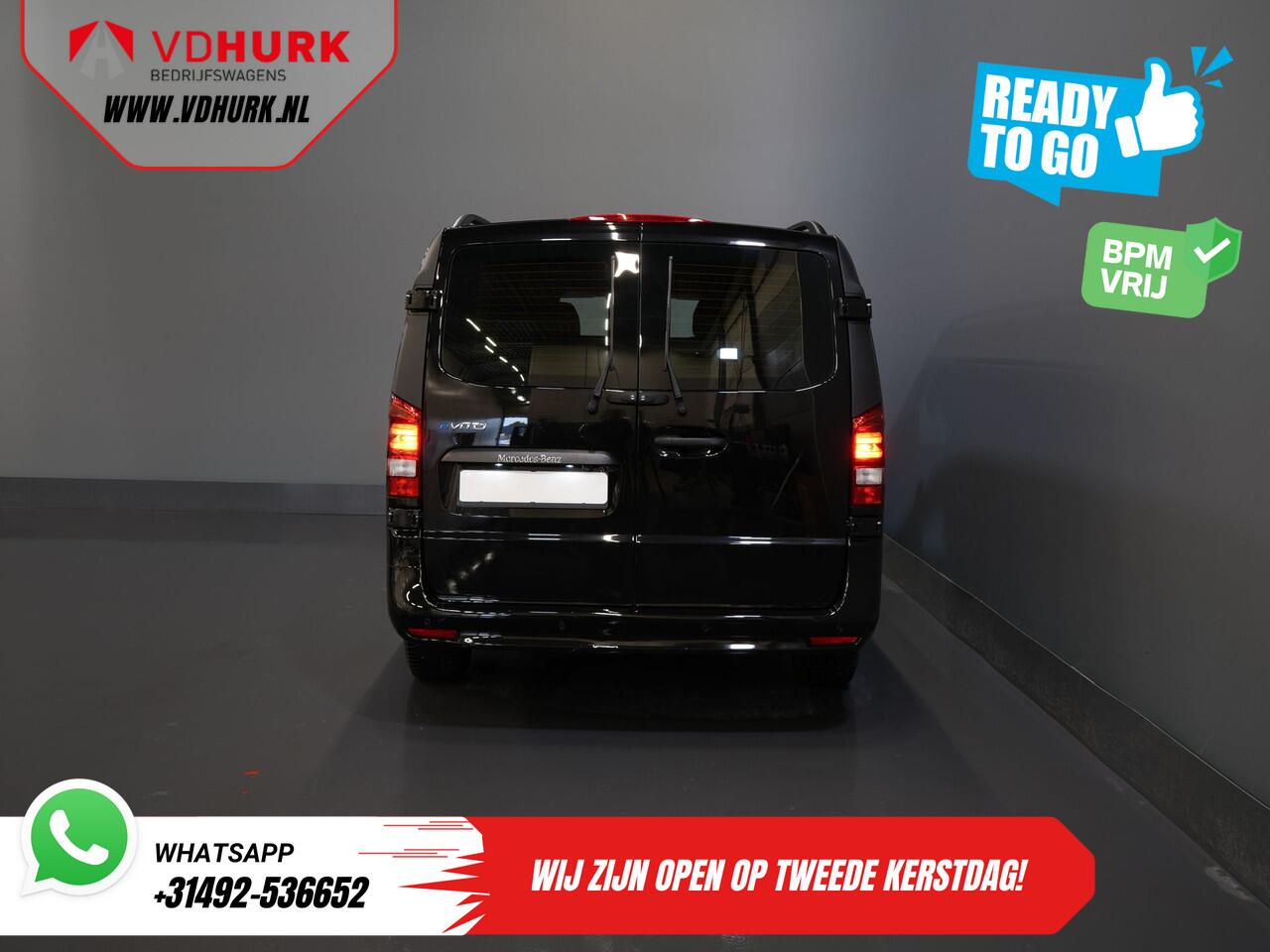 Mercedes-Benz VITO eVito L2 60 kWh 285 km WLTP Snellader/ LED/ Adapt.Cruise/ Stoelverw./ Carplay/ Camera/ PDC/ 17" LMV