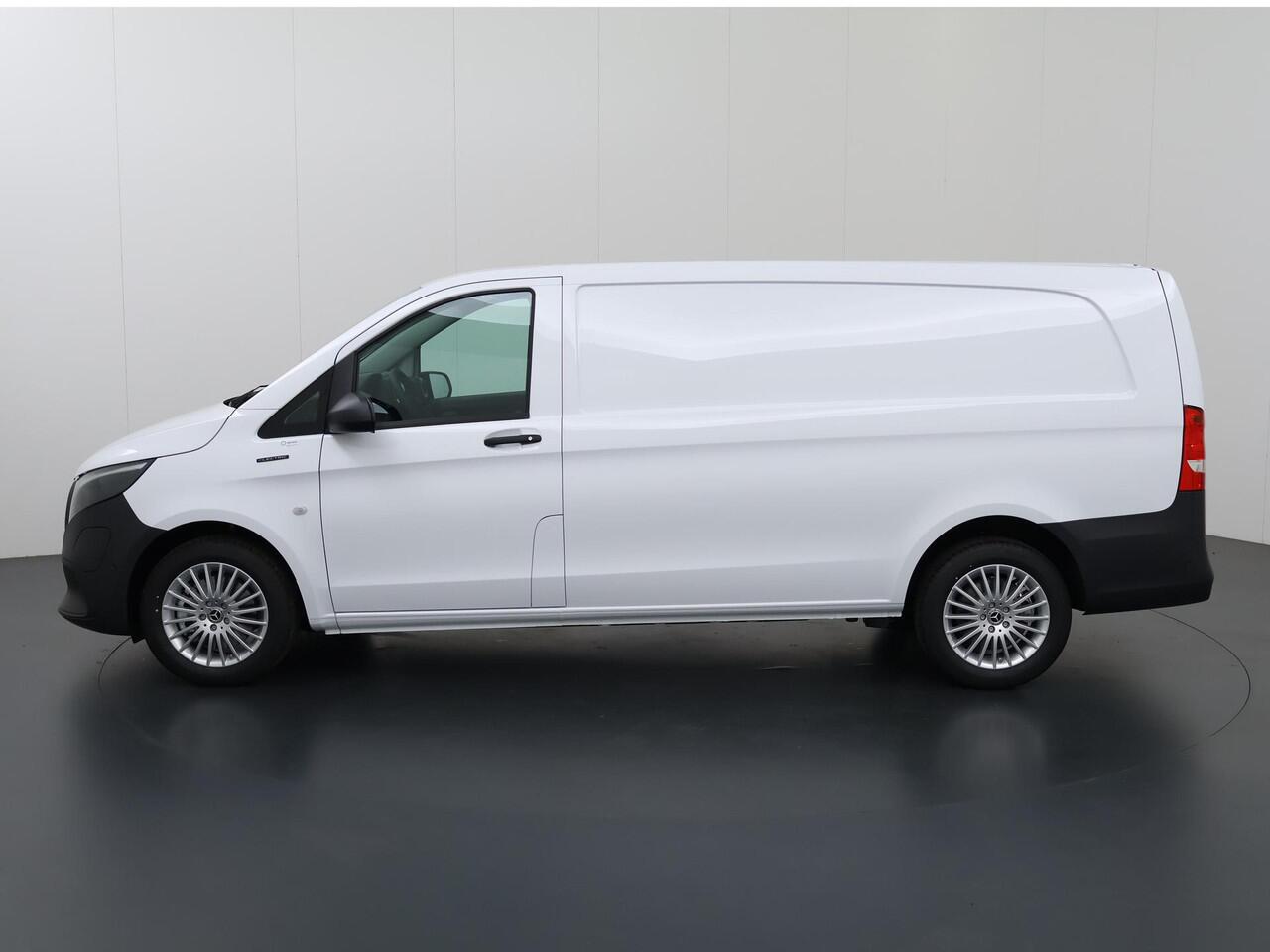 Mercedes-Benz VITO eVito 112 | L3 | 66 kWh | NAVIGATIE | STOELVERWARMING | 2-ZITS | STANDKACHEL | CRUISE CONTROL | DODEHOEKDETECTIE | ACHTERKLEP | PARKEERCAMERA | 280 KM WLTP | RIJASSISTENTIE PAKKET