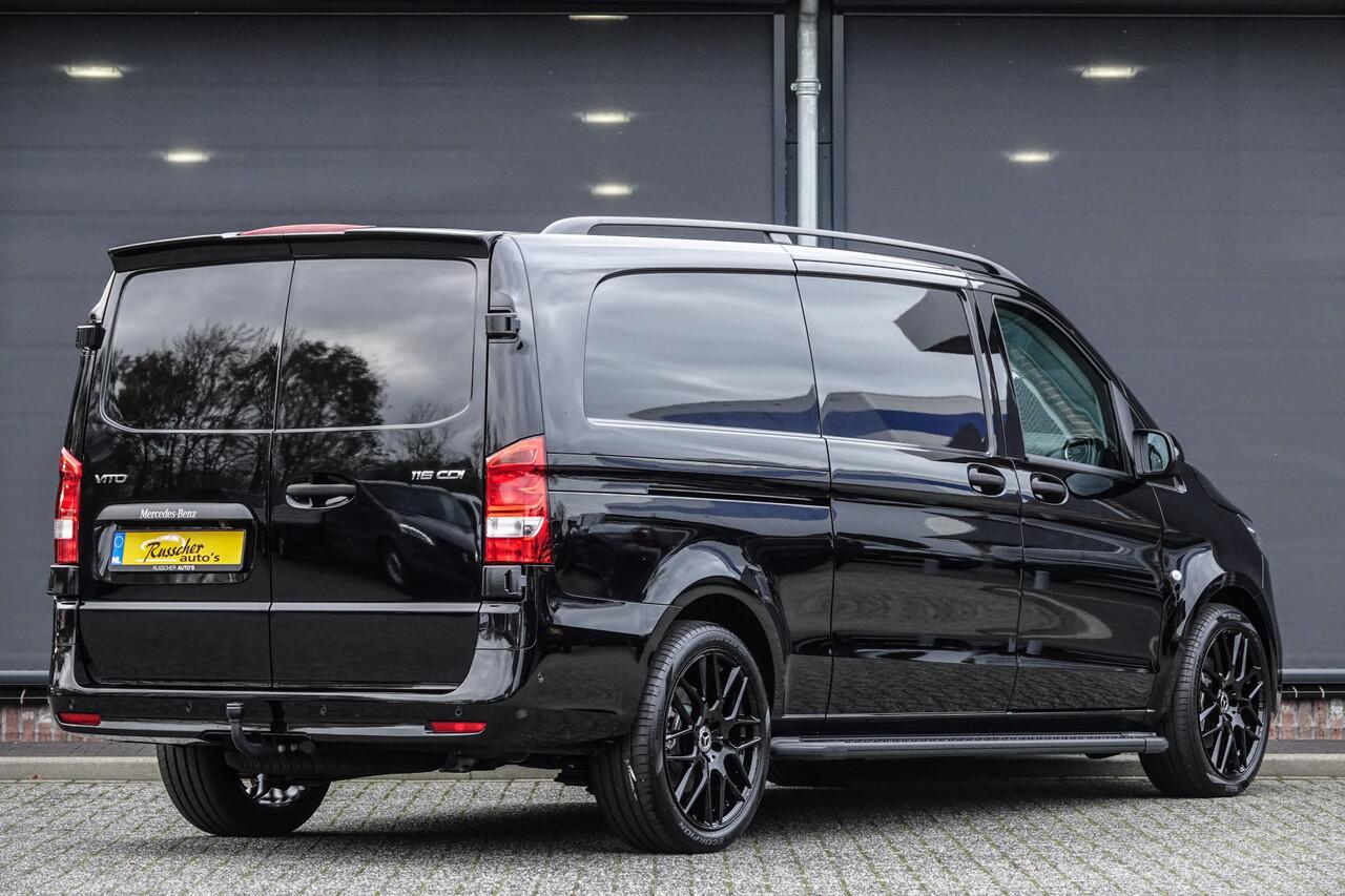 Mercedes-Benz VITO 116Cdi 163Pk 9G-Tronic Aut. | Pro | Extra Lang | Achteruitrijcamera | 2xSchuifdeur | Leder | Trekhaak | Treeplanken | 20''