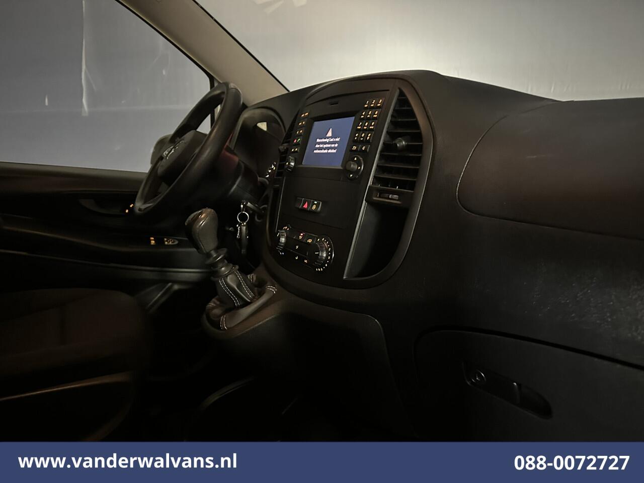 Mercedes-Benz VITO 114 CDI 136pk L2H1 Euro6 Airco | Camera | Navigatie | Cruisecontrol | Trekhaak Parkeersensoren, Stoelverwarming