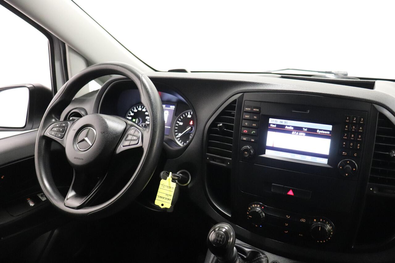 Mercedes-Benz VITO 111 CDI Lang Dubbele Cabine EURO 6 - Airco - Navi - Cruise - PDC - ¤17.950,- Excl.