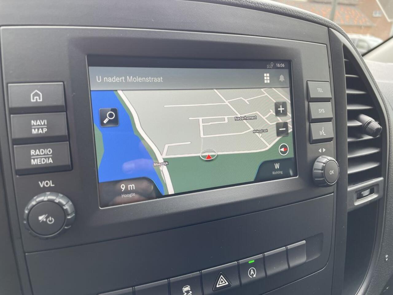 Mercedes-Benz VITO 114 CDI 136pk E6 Automaat Lang Lease ¤381 p/m, Airco, Navi+Camera, PDC V+A, 18 inch LMV, 2 schuifdeuren, Onderhoudshistorie aanwezig