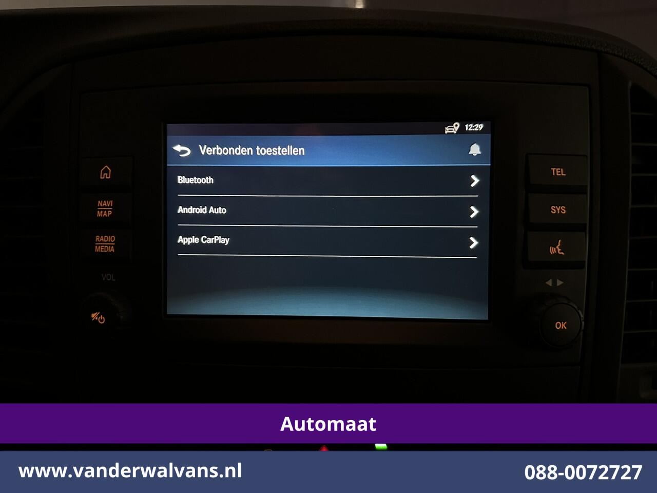 Mercedes-Benz VITO 114 CDI 136pk 9G-Tronic Automaat L3H1 Fabrieksgarantie Euro6 Airco | Camera | Apple Carplay Android Auto, Cruisecontrol, 2500kg Trekhaak, Parkeersensoren, Bijrijdersbank